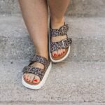 Very G Jazmin Leopard Sandals- Grey
