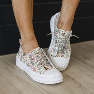 Very G Aman Floral Sneakers- White Multi