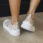 Very G Aman Floral Sneakers- White Multi