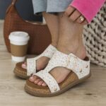 Very G Noah Wedges- White & Pink