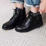 Blowfish Kinsley Wedge Booties- Black