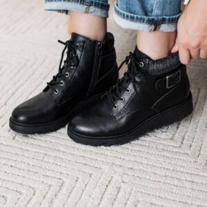 Blowfish Kinsley Wedge Booties- Black