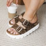 Very G Jazmin Leopard Sandals- Brown