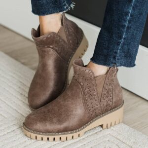Very G Aryana Boots- Taupe