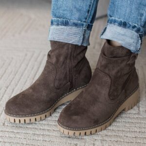 Very G Demi Boots- Taupe