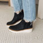 Blowfish Charming Wedge Sneakers- Black