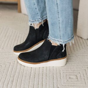 Blowfish Charming Wedge Sneakers- Black